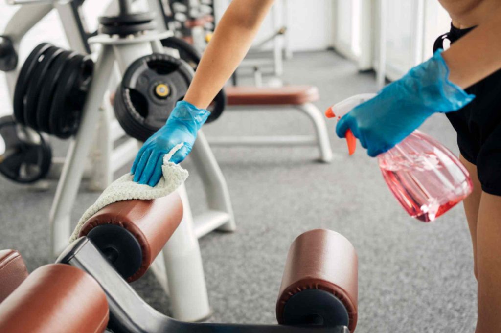 fitness and gym sanitization